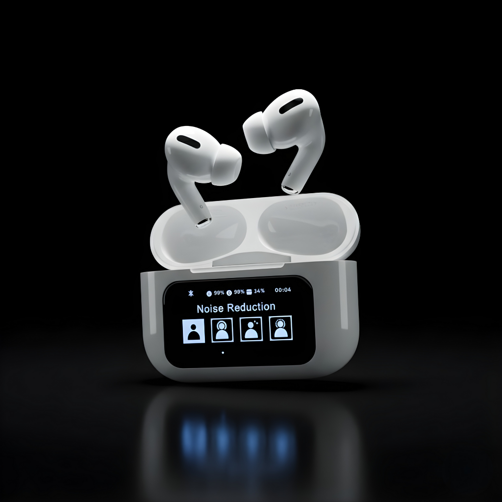 A9 Pro The Vision Edition Smart Touch Display ANC Earbuds