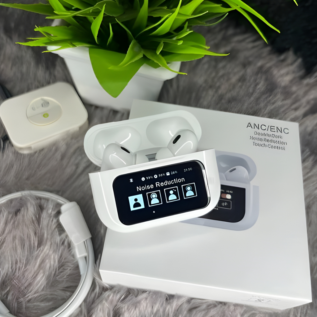 A9 Pro The Vision Edition Smart Touch Display ANC Earbuds