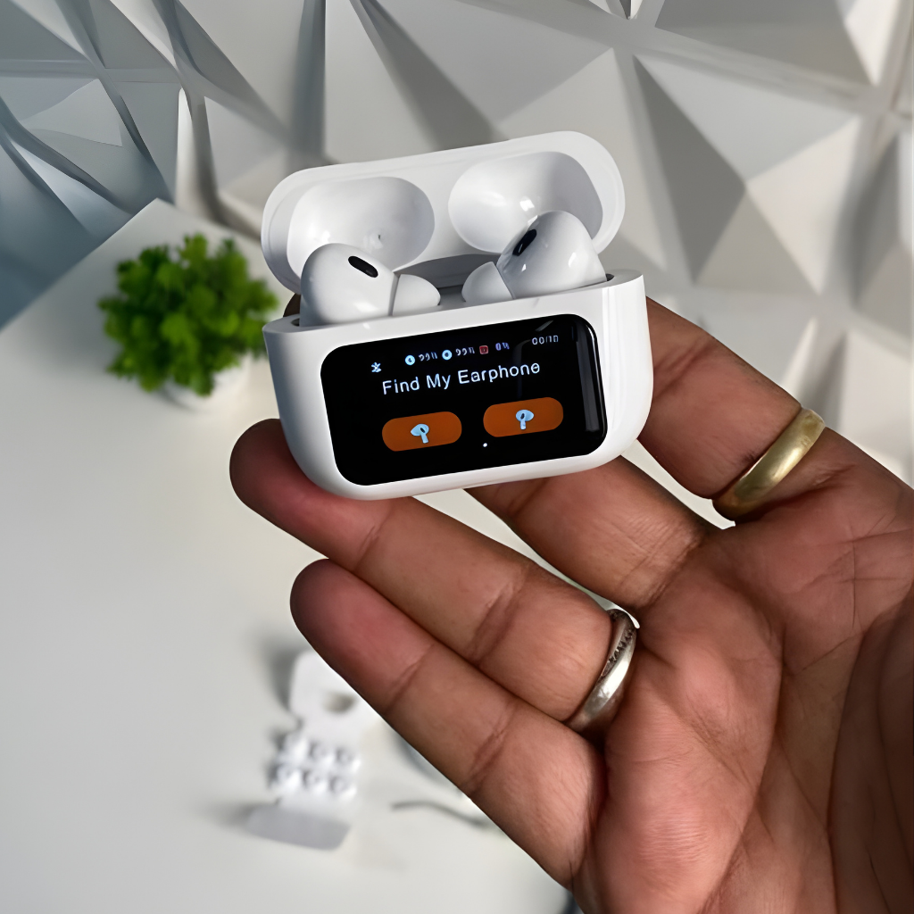 A9 Pro The Vision Edition Smart Touch Display ANC Earbuds